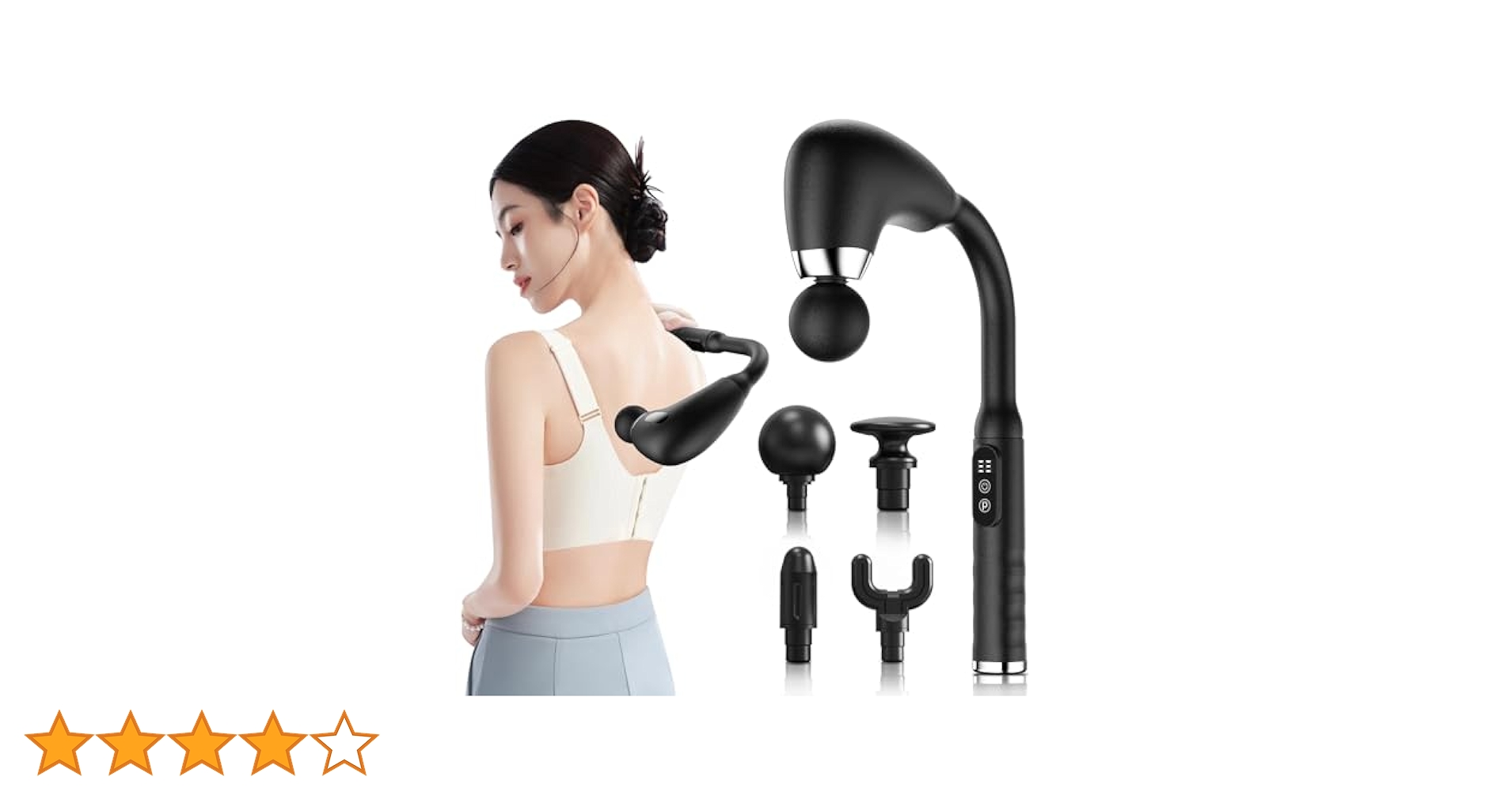 ❤プロが施術で使用するマッサージガンをご自宅で♪❤最新式で効率的な筋膜リリース Amazon | Semtyait 筋膜リリースガン 業界初ハンズフリー【極限